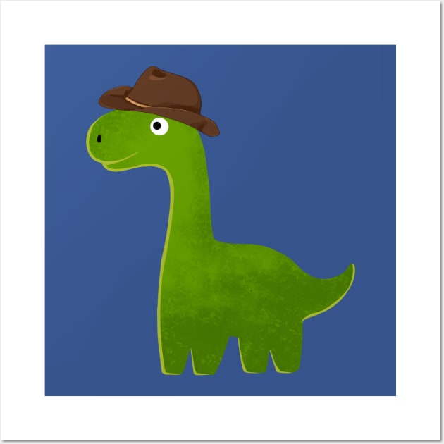 Adventure Dino Cowboy Wall Art by PicklePrintables